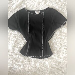 Black and White Full Tilt crop top